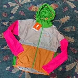 Cotopaxi Teca Full Zip Windbreaker Jacket in Popsicle XS fits S and some M